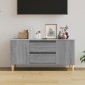 vidaXL Έπιπλο Τηλεόρασης Γκρι Sonoma 102x44,5x50εκ. Επεξεργασμένο Ξύλο