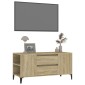 vidaXL Έπιπλο Τηλεόρασης Sonoma Δρυς 102x44,5x50 εκ. Επεξ. Ξύλο