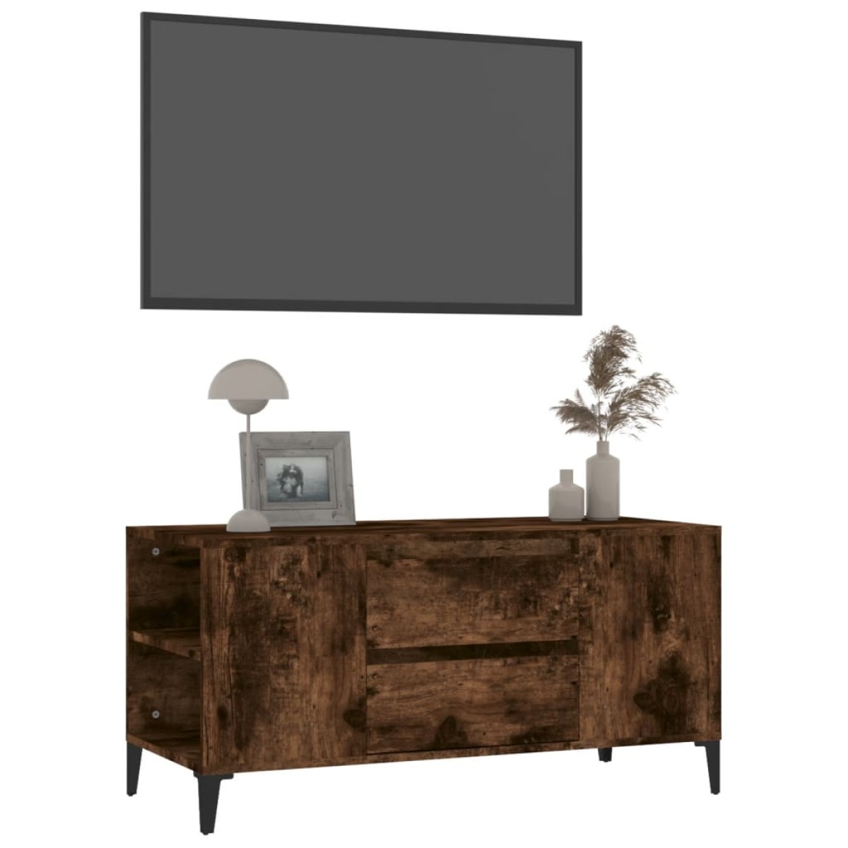 vidaXL Έπιπλο Τηλεόρασης Καπνιστή Δρυς 102x44,5x50 εκ. Επεξ. Ξύλο