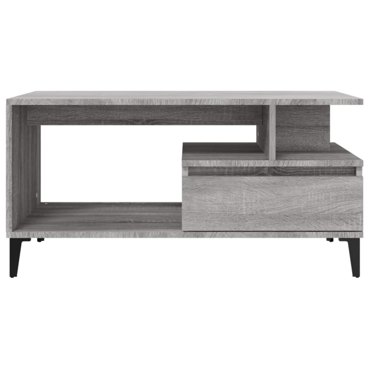 vidaXL Τραπεζάκι Σαλονιού Γκρι Sonoma 90x49x45 εκ.Επεξεργασμένο Ξύλο