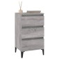vidaXL Κομοδίνο Γκρι Sonoma 40x35x70 εκ. από Επεξεργασμένο Ξύλο