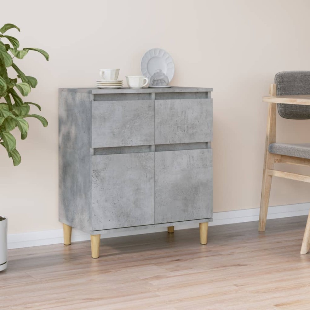 vidaXL Ντουλάπι Γκρι Σκυροδέματος 60x35x70 εκ. Επεξεργασμένο Ξύλο