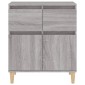 vidaXL Ντουλάπι Γκρι Sonoma 60x35x70 εκ. από Επεξεργασμένο Ξύλο