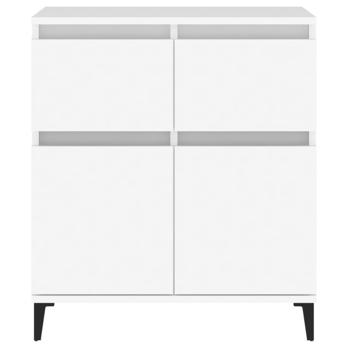 vidaXL Συρταριέρα Λευκή 60 x 35 x 70 εκ. από Επεξεργασμένο Ξύλο