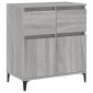 vidaXL Ντουλάπι Γκρι Sonoma 60x35x70 εκ. από Επεξεργασμένο Ξύλο