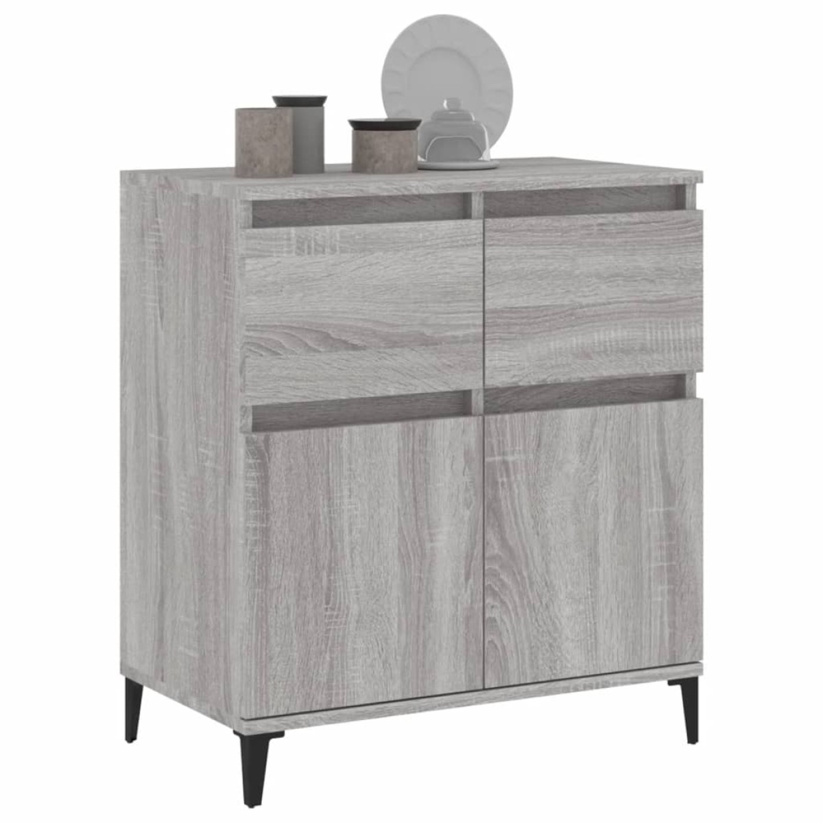 vidaXL Ντουλάπι Γκρι Sonoma 60x35x70 εκ. από Επεξεργασμένο Ξύλο
