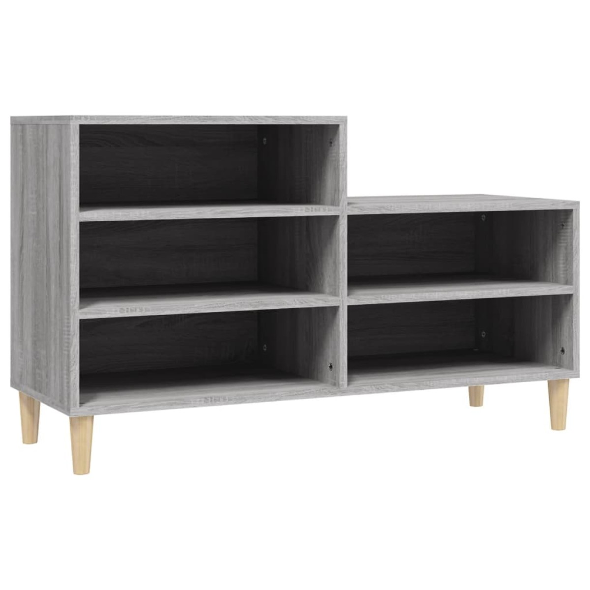 vidaXL Παπουτσοθήκη Γκρι Sonoma 102x36x60 εκ. από Επεξεργασμένο Ξύλο
