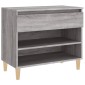 vidaXL Παπουτσοθήκη Γκρι Sonoma 70x36x60 εκ. από Επεξεργασμένο Ξύλο