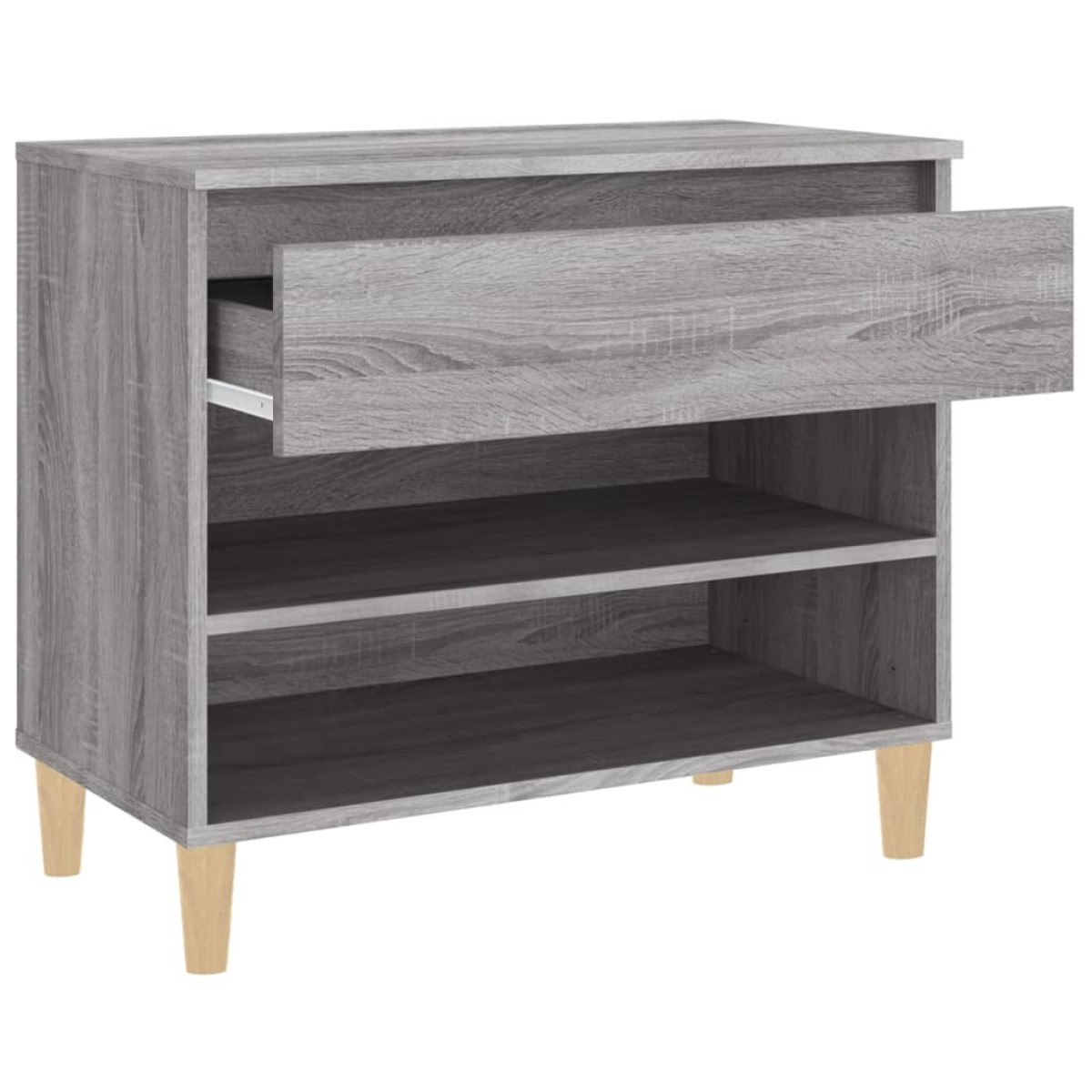 vidaXL Παπουτσοθήκη Γκρι Sonoma 70x36x60 εκ. από Επεξεργασμένο Ξύλο