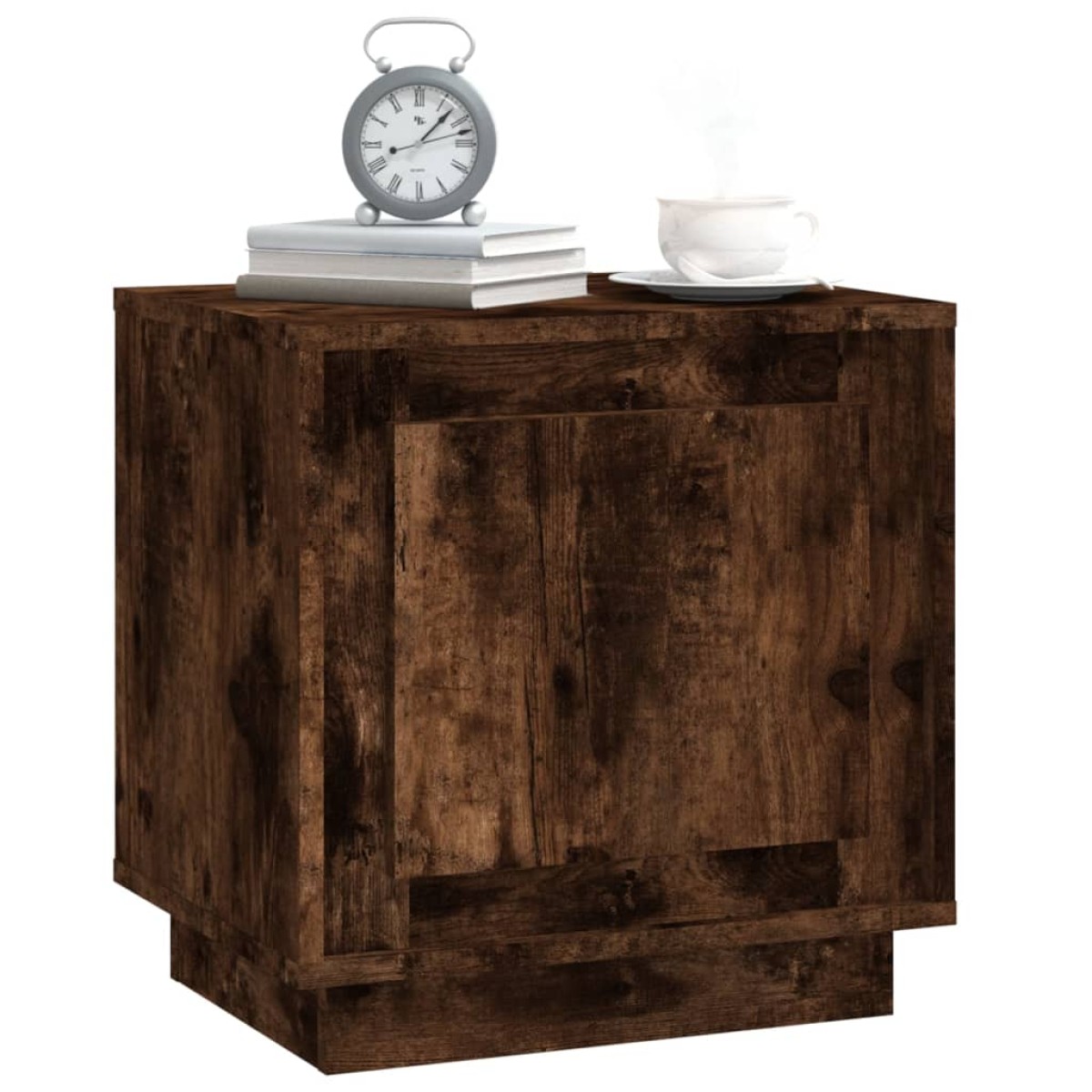 vidaXL Κομοδίνα 2 Τεμ. Καπνιστή Δρυς 44x35x45 εκ. Επεξεργασμένο Ξύλο