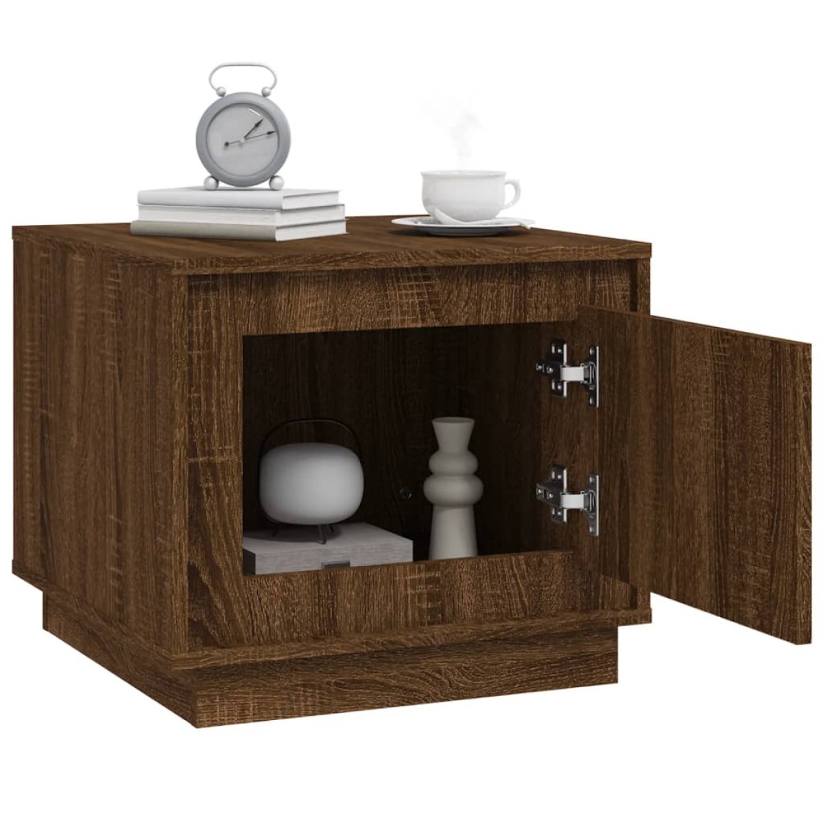 vidaXL Τραπεζάκι Σαλονιού Καφέ Δρυς 51x50x44 εκ. Επεξεργασμ. Ξύλο