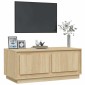 vidaXL Τραπεζάκι Σαλονιού Sonoma Δρυς 102x50x44 εκ. Επεξεργασμένο Ξύλο
