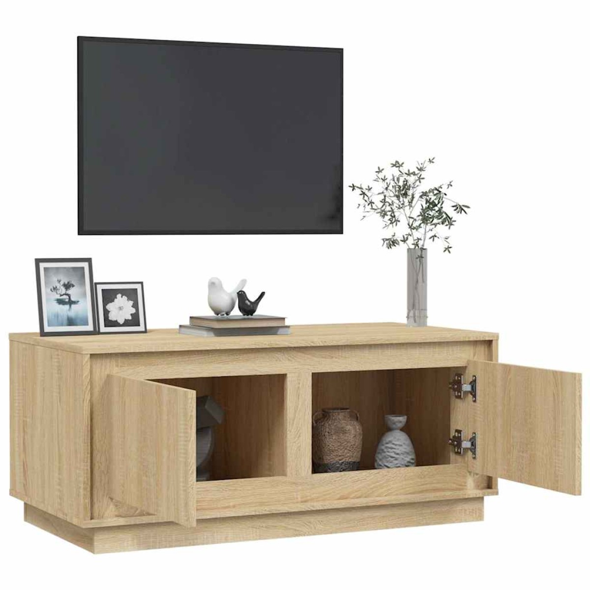vidaXL Τραπεζάκι Σαλονιού Sonoma Δρυς 102x50x44 εκ. Επεξεργασμένο Ξύλο