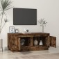 vidaXL Τραπεζάκι Σαλονιού Καπνιστή Δρυς 102x50x44 εκ. Επεξεργασμ. Ξύλο