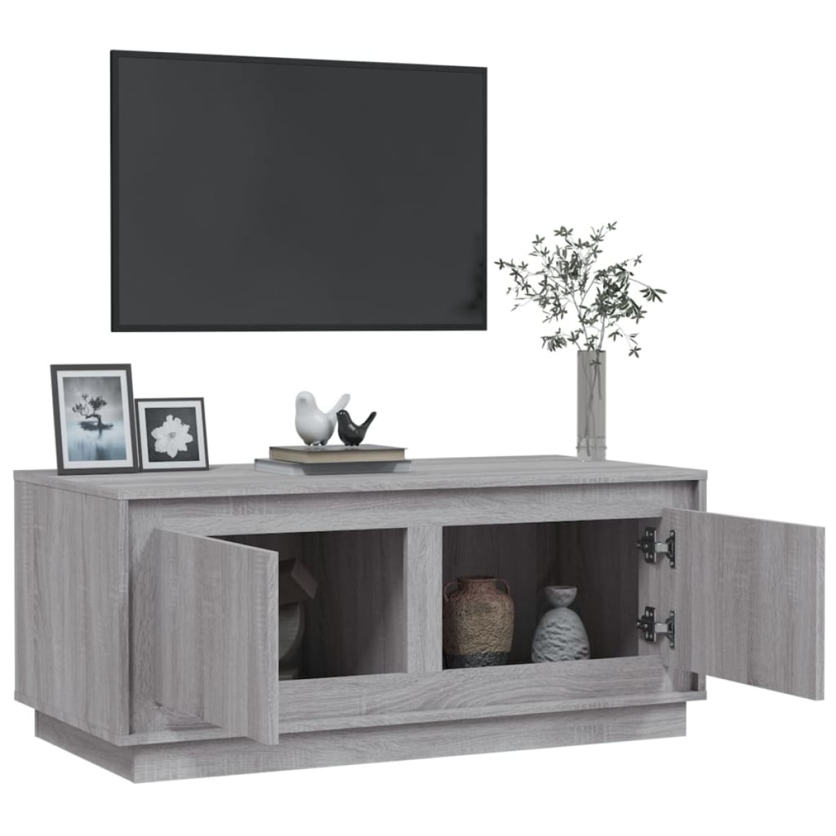 vidaXL Τραπεζάκι Σαλονιού Γκρι Sonoma 102x50x44 εκ. Επεξεργασμένο Ξύλο