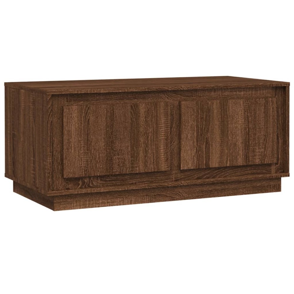 vidaXL Τραπεζάκι Σαλονιού Καφέ Δρυς 102x50x44 εκ. Επεξεργασμένο Ξύλο