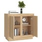 vidaXL Συρταριέρα Sonoma Δρυς 80x34x75 εκ. Επεξεργασμένο Ξύλο