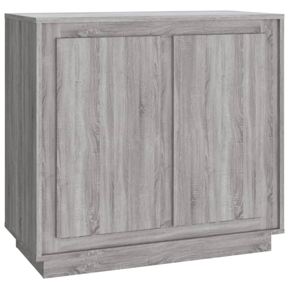 vidaXL Ντουλάπι Γκρι Sonoma 80x34x75 εκ. από Επεξεργασμένο Ξύλο