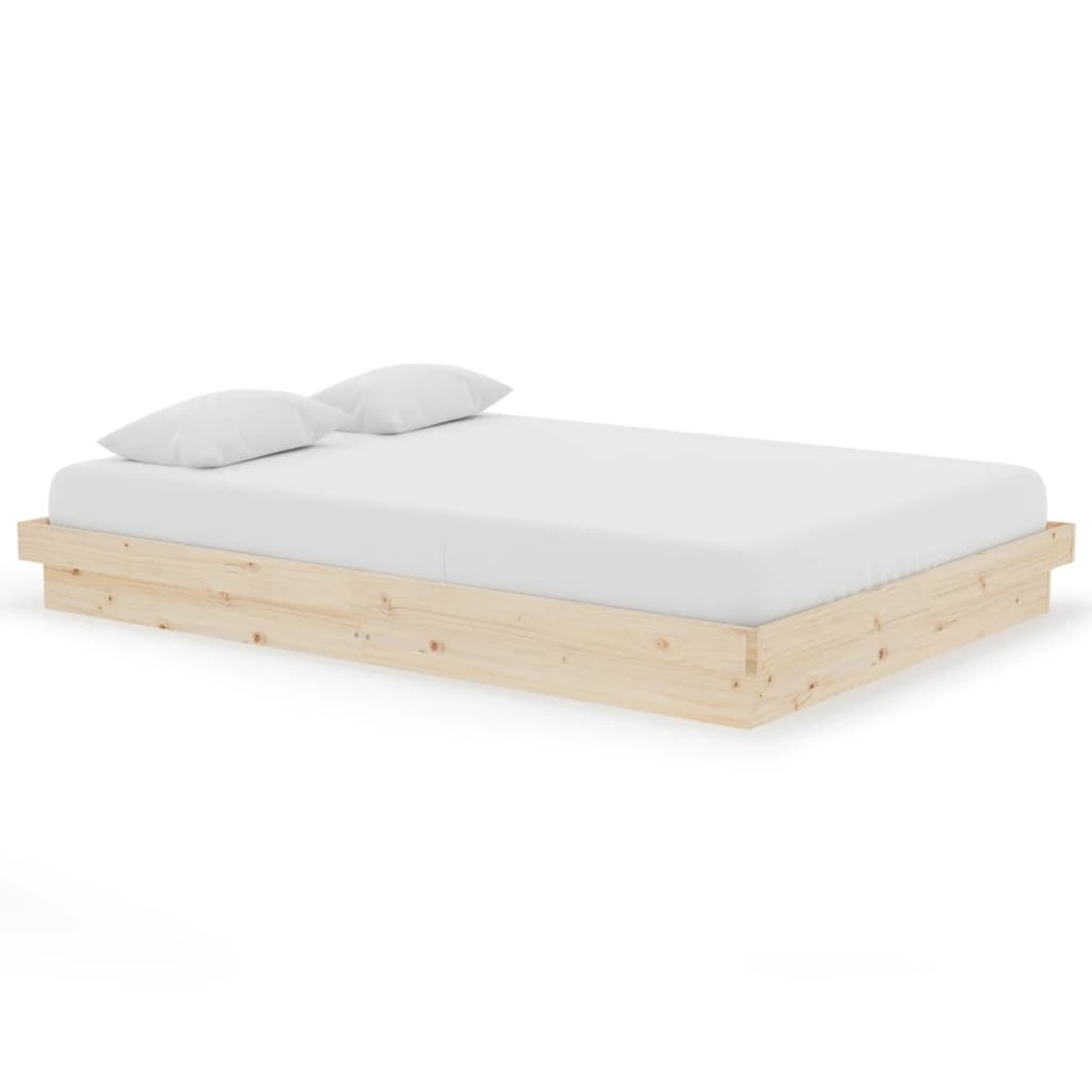 vidaXL Πλαίσιο Κρεβατιού 140 x 200 εκ. από Μασίφ Ξύλο