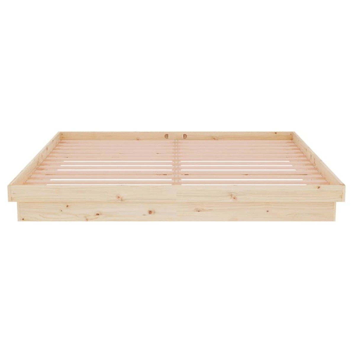 vidaXL Πλαίσιο Κρεβατιού 180 x 200 εκ. Μασίφ Ξύλο Super King Size