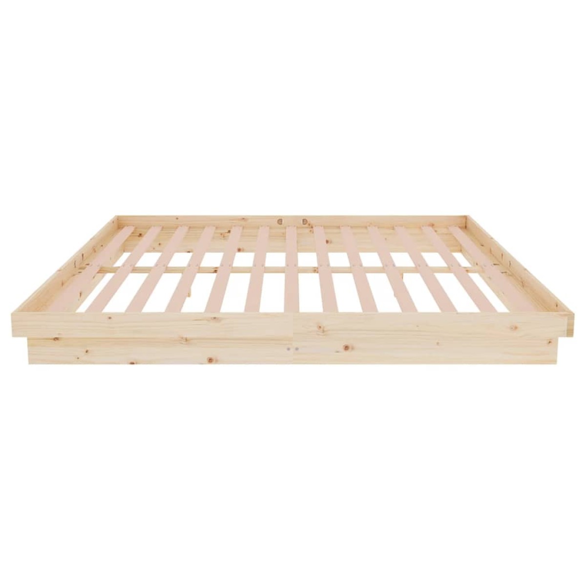 vidaXL Πλαίσιο Κρεβατιού 180 x 200 εκ. Μασίφ Ξύλο Super King Size
