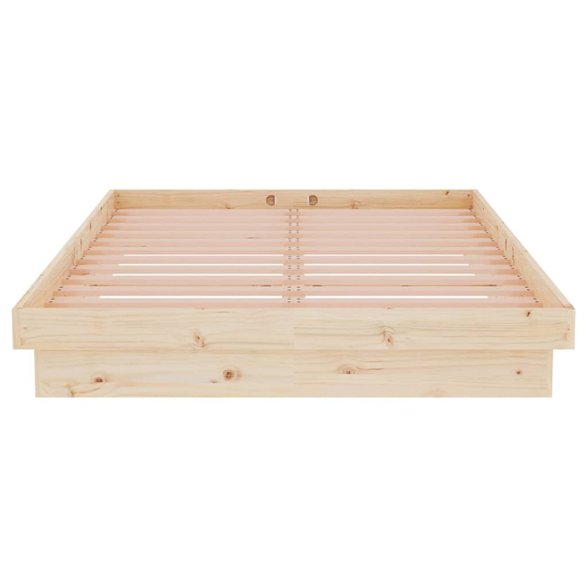 vidaXL Πλαίσιο Κρεβατιού 120 x 190 εκ. από Μασίφ Ξύλο Small Double