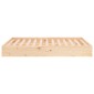 vidaXL Πλαίσιο Κρεβατιού 120 x 190 εκ. από Μασίφ Ξύλο Small Double