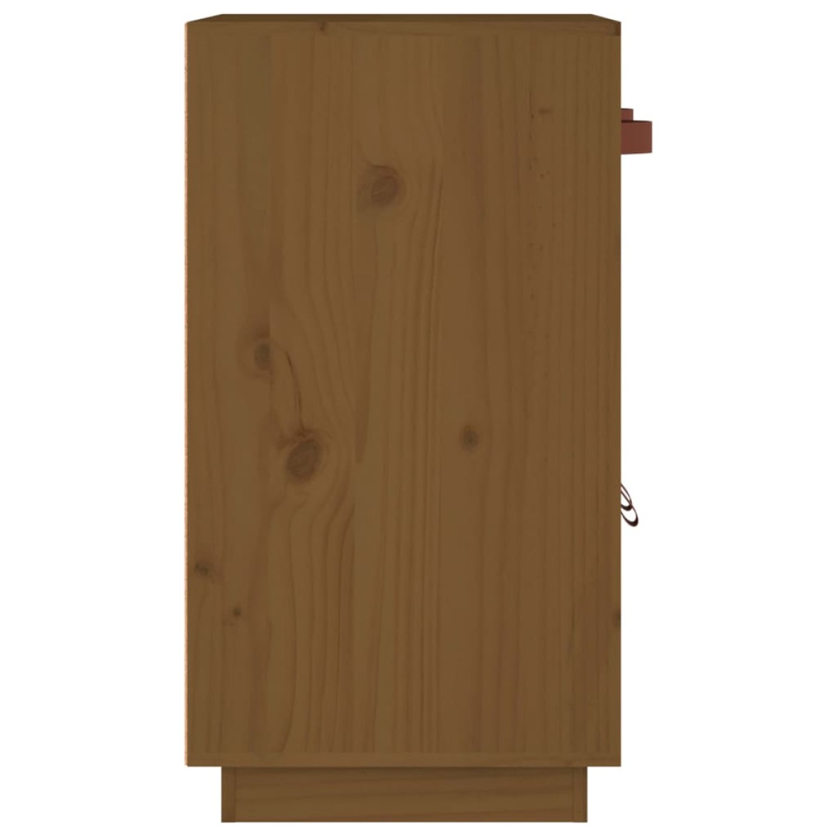 vidaXL Ντουλάπι Καφέ Μελί 65,5 x 40 x 75 εκ. από Μασίφ Ξύλο Πεύκου