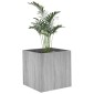 vidaXL Ζαρντινιέρα Γκρι sonoma 40 x 40 x 40 εκ. από Επεξεργασμένο Ξύλο
