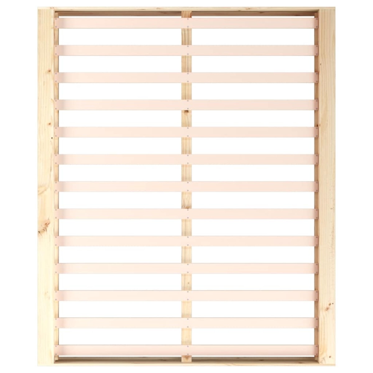 vidaXL Πλαίσιο Κρεβατιού 150 x 200 εκ. Μασίφ Ξύλο King Size