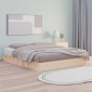 vidaXL Πλαίσιο Κρεβατιού 150 x 200 εκ. Μασίφ Ξύλο King Size