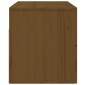 vidaXL Κομοδίνo Επιτοίχιo Καφέ Μελί 50 x 36 x 40 εκ.