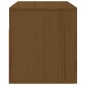 vidaXL Κομοδίνα Επιτοίχια 2 Τεμ. Καφέ Μελί 50 x 36 x 40 εκ.