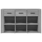 vidaXL Ντουλάπι Γκρι Sonoma 100x30x59,5 εκ. από Επεξεργασμένο Ξύλο