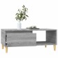 vidaXL Τραπεζάκι Σαλονιού Γκρι Sonoma 90x50x36,5εκ. Επεξεργασμένο Ξύλο