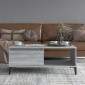 vidaXL Τραπεζάκι Σαλονιού Γκρι Sonoma 90x50x36,5εκ. Επεξεργασμένο Ξύλο