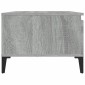 vidaXL Τραπεζάκι Σαλονιού Γκρι Sonoma 90x50x36,5εκ. Επεξεργασμένο Ξύλο