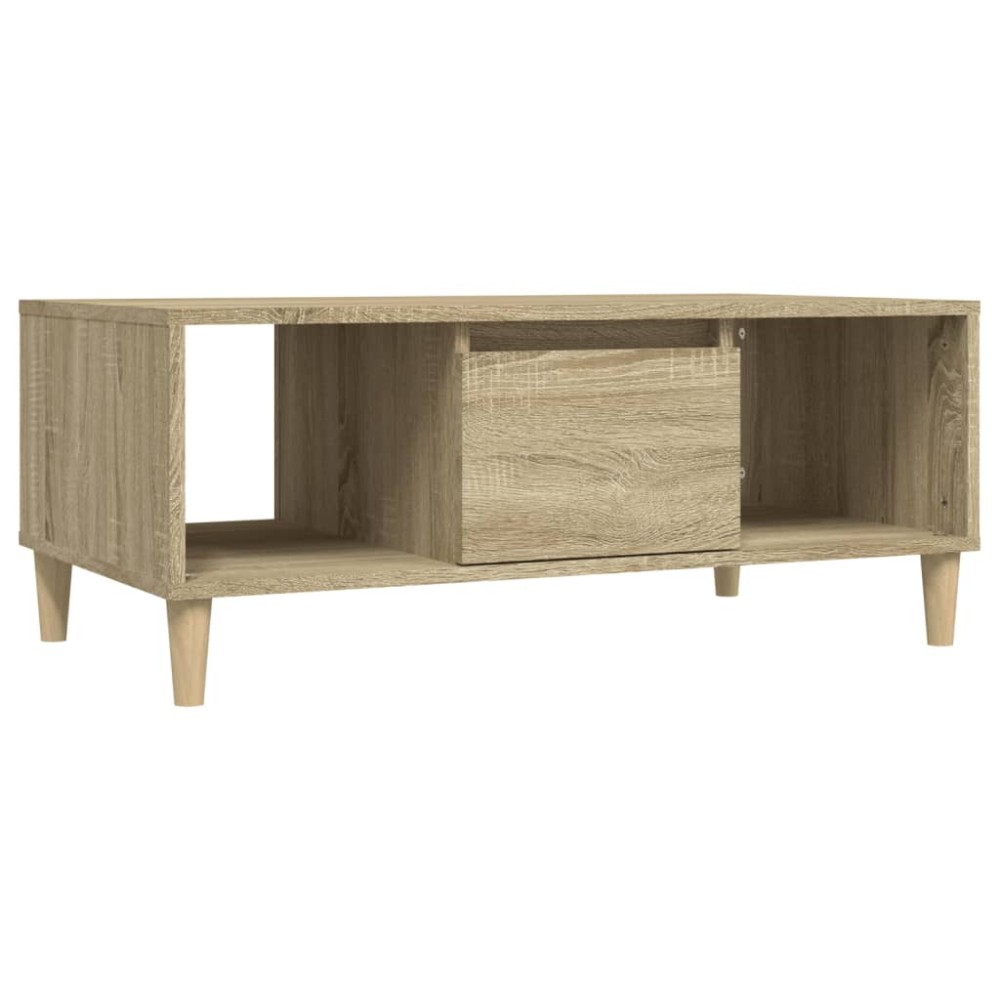 vidaXL Τραπεζάκι Σαλονιού Sonoma Δρυς 90x50x36,5 εκ. Επεξεργασμ. Ξύλο