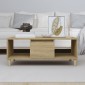 vidaXL Τραπεζάκι Σαλονιού Sonoma Δρυς 90x50x36,5 εκ. Επεξεργασμ. Ξύλο