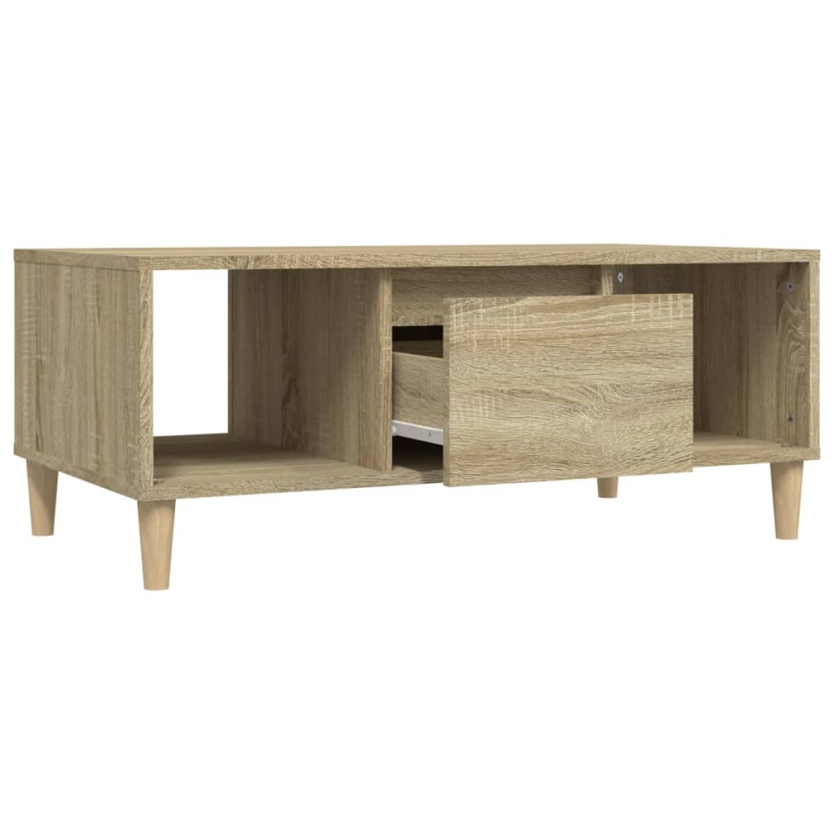 vidaXL Τραπεζάκι Σαλονιού Sonoma Δρυς 90x50x36,5 εκ. Επεξεργασμ. Ξύλο