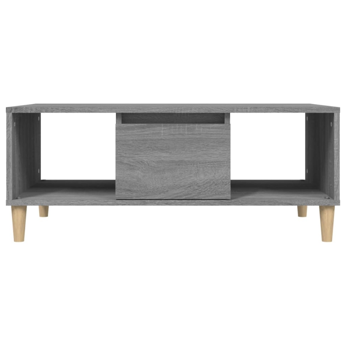 vidaXL Τραπεζάκι Σαλονιού Γκρι Sonoma 90x50x36,5εκ. Επεξεργασμένο Ξύλο