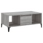 vidaXL Τραπεζάκι Σαλονιού Γκρι Sonoma 90x50x36,5εκ. Επεξεργασμένο Ξύλο