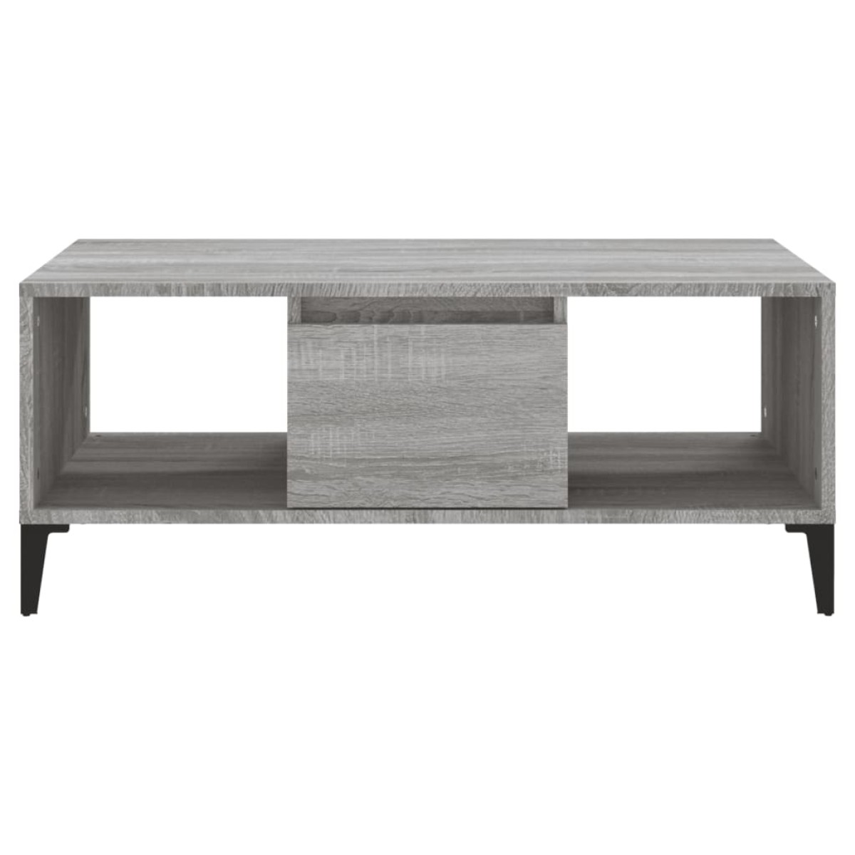 vidaXL Τραπεζάκι Σαλονιού Γκρι Sonoma 90x50x36,5εκ. Επεξεργασμένο Ξύλο