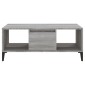 vidaXL Τραπεζάκι Σαλονιού Γκρι Sonoma 90x50x36,5εκ. Επεξεργασμένο Ξύλο