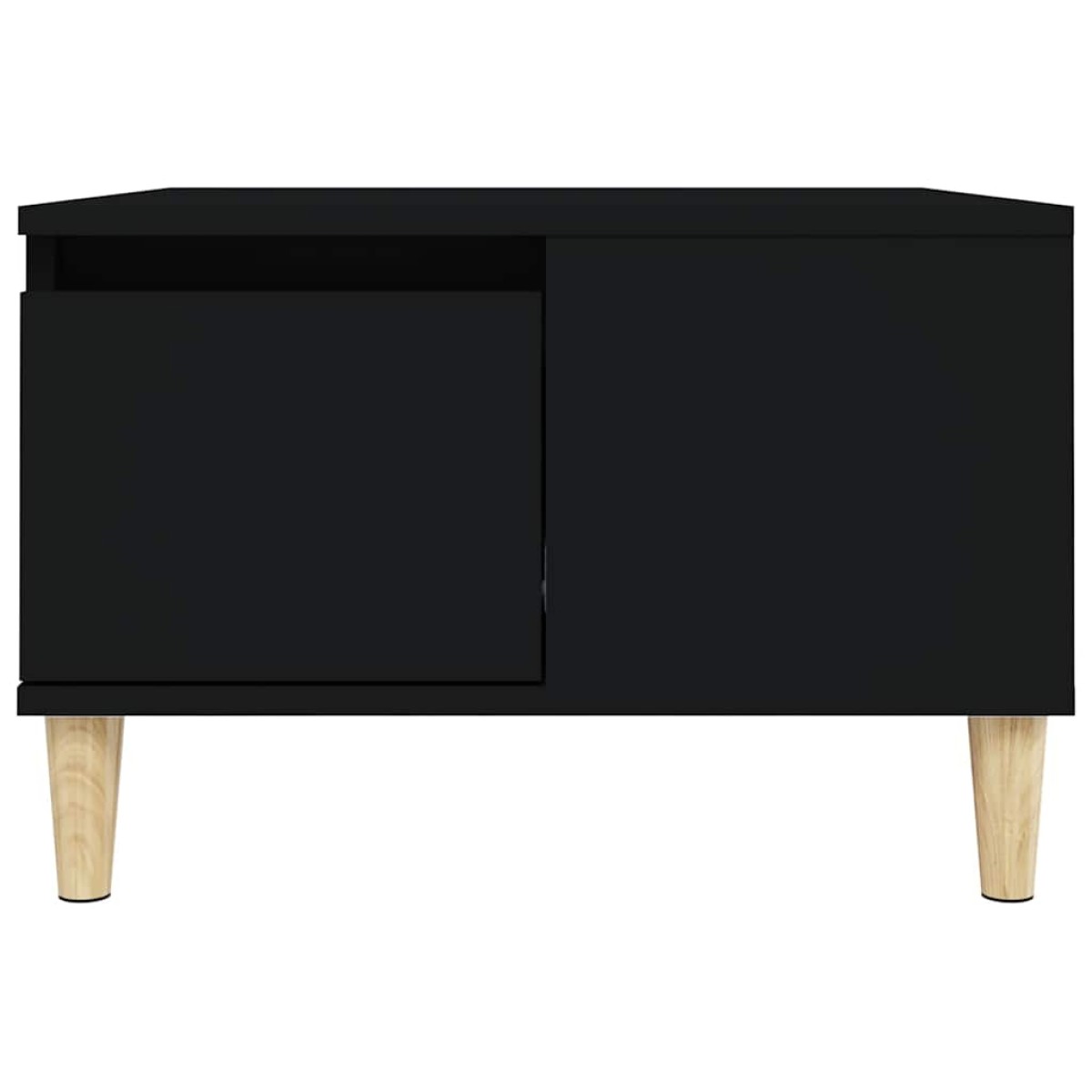 vidaXL Τραπεζάκι Σαλονιού Μαύρο 55x55x36,5 εκ. από Επεξεργασμένο Ξύλο