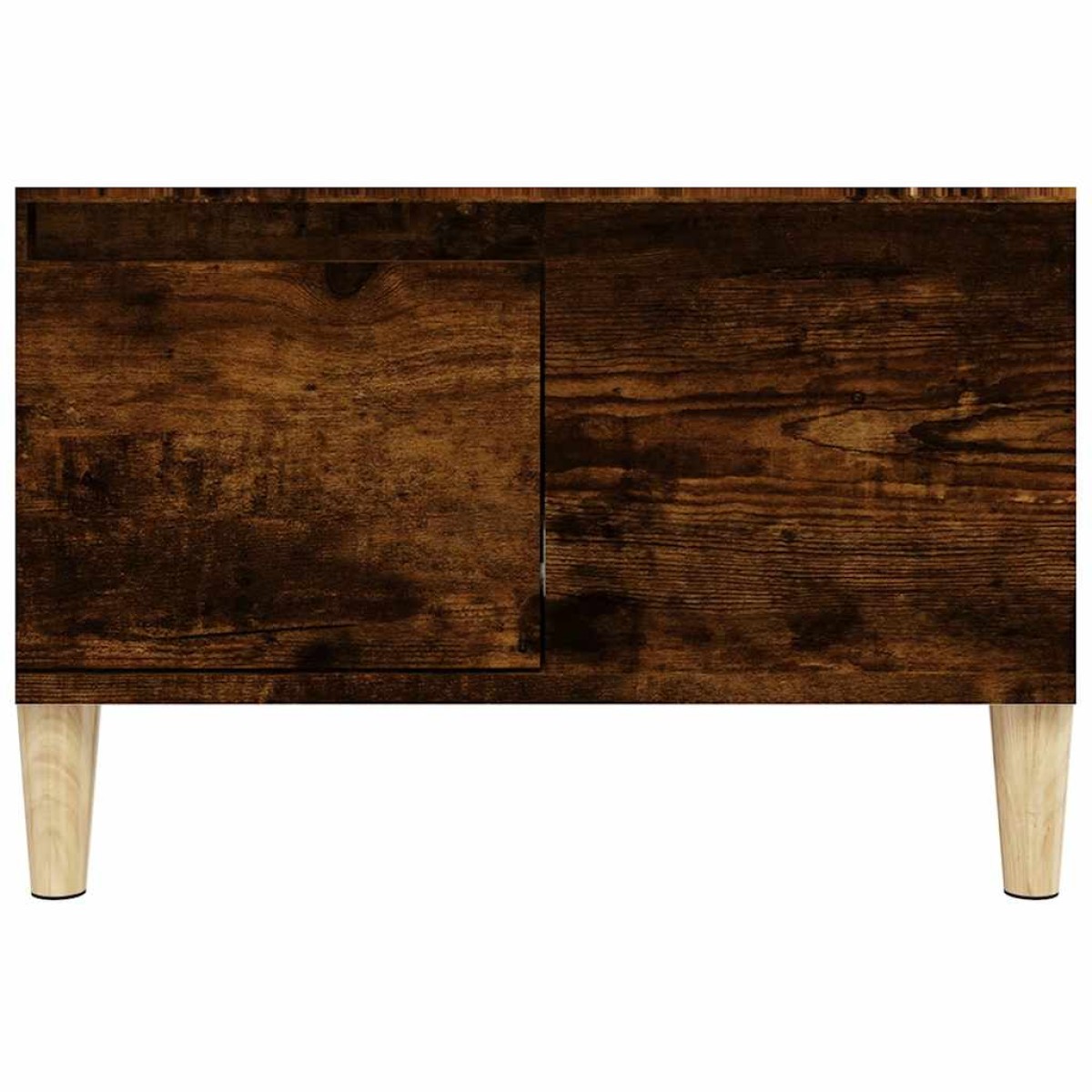 vidaXL Τραπεζάκι Σαλονιού Καπνιστή Δρυς 55x55x36,5εκ. Επεξεργασμ. Ξύλο