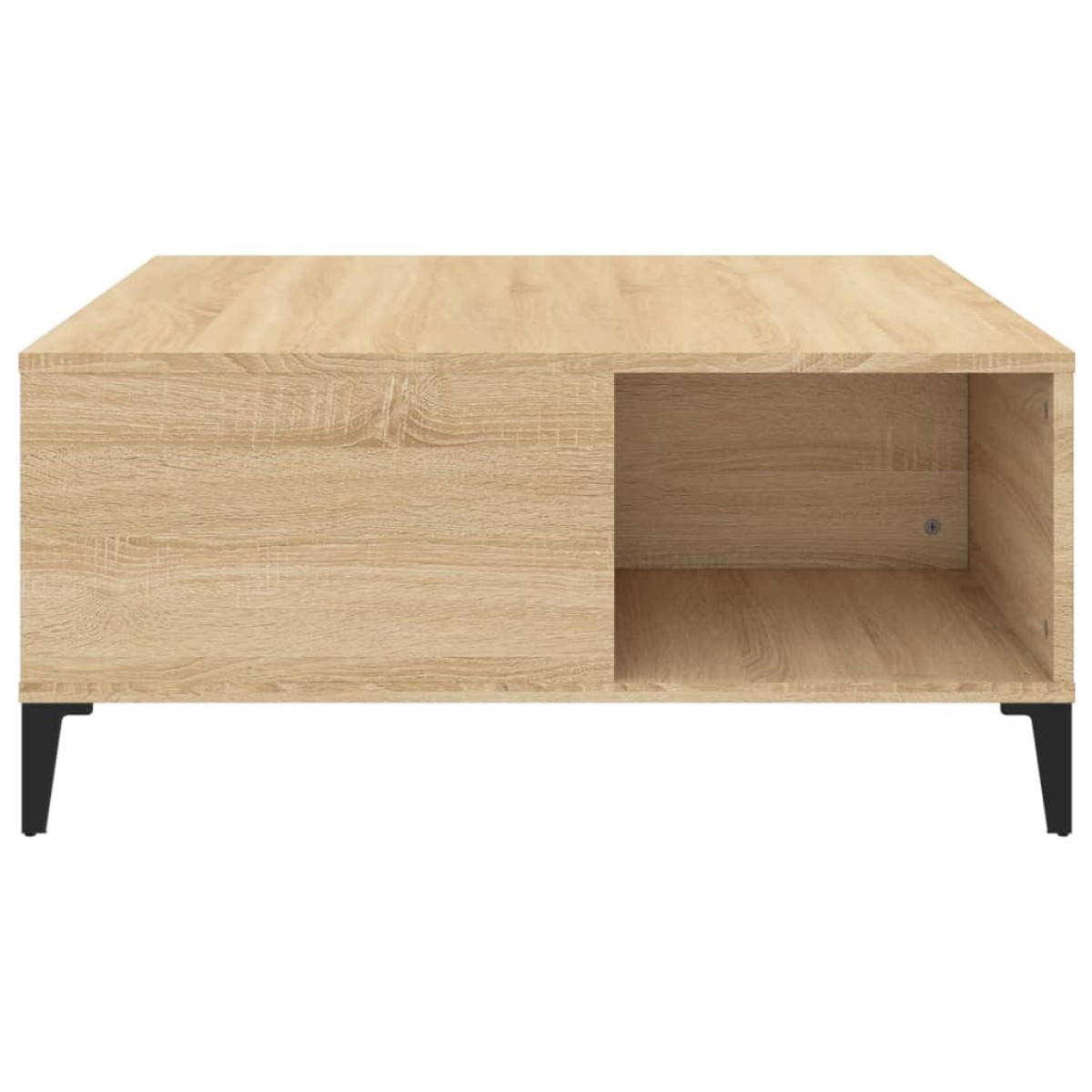 vidaXL Τραπεζάκι Σαλονιού Sonoma Δρυς 80x80x36,5 εκ. Επεξεργασμ. Ξύλο
