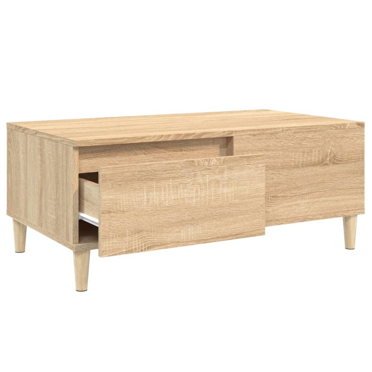 vidaXL Τραπεζάκι Σαλονιού Sonoma Δρυς 90x50x36,5 εκ. Επεξεργασμ. Ξύλο