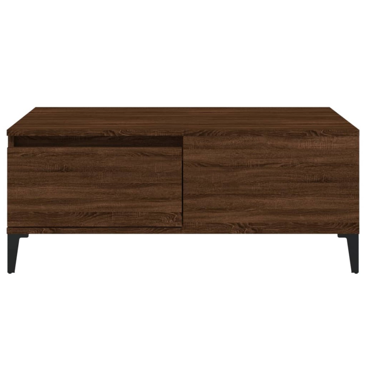 vidaXL Τραπεζάκι Σαλονιού Καφέ Δρυς 90x50x36,5 εκ. Επεξεργασμ. Ξύλο