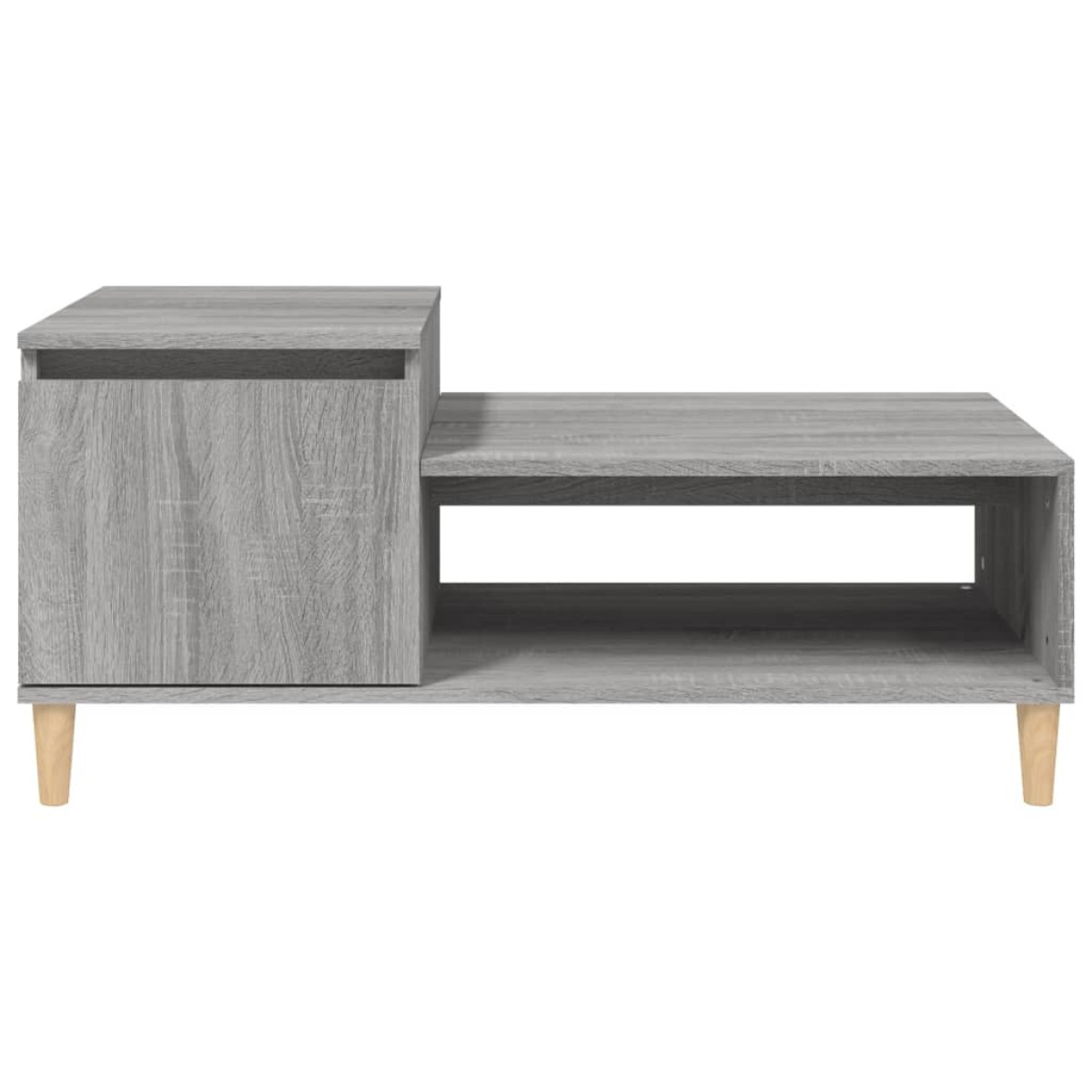 vidaXL Τραπεζάκι Σαλονιού Γκρι Sonoma 100x50x45 εκ. Επεξεργασμένο Ξύλο